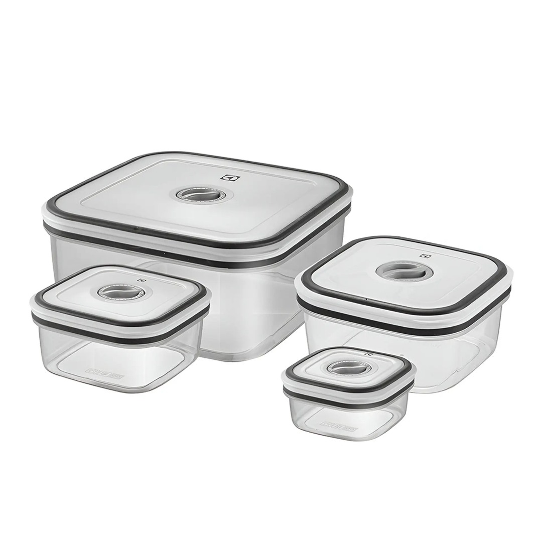 Conjunto de Potes Herméticos 4 Peças de Plástico Electrolux