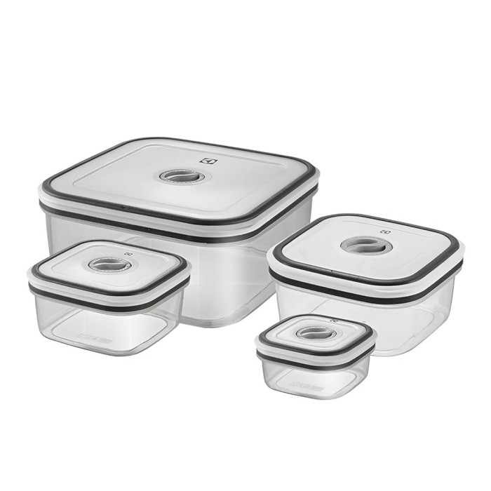 Conjunto de Potes Herméticos 4 Peças de Plástico Electrolux