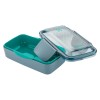 Marmiteira Electrolux Lunch Box 950 mL 4104003 Resistente a Temperatura - Cinza/Verde