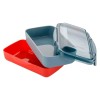 Marmiteira Electrolux Lunch Box 950 mL 4104003 Resistente a Temperatura - Cinza/Vermelho