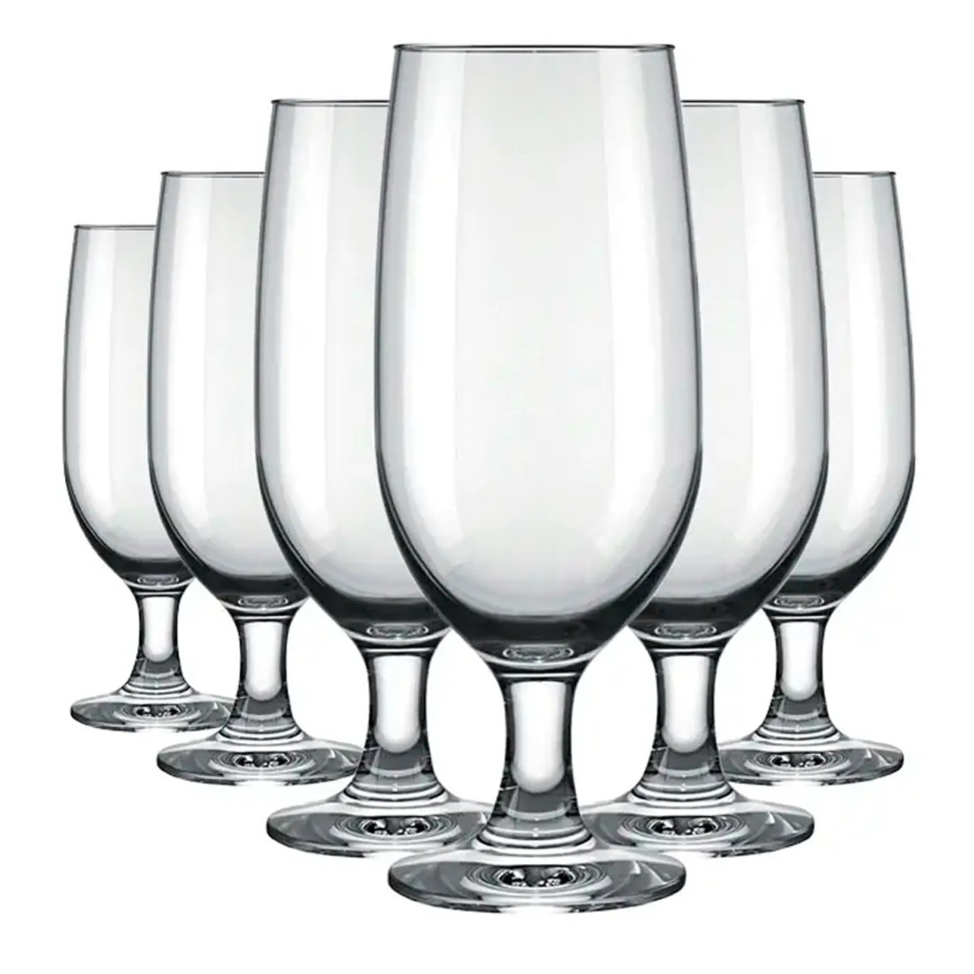 Jogo de Taças de Vidro 300mL 6 Peças Floripa Nadir